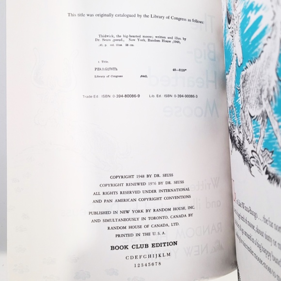 Dr Seuss Vintage Matte Hardcover Books Lot 1 - Picture 11 of 16